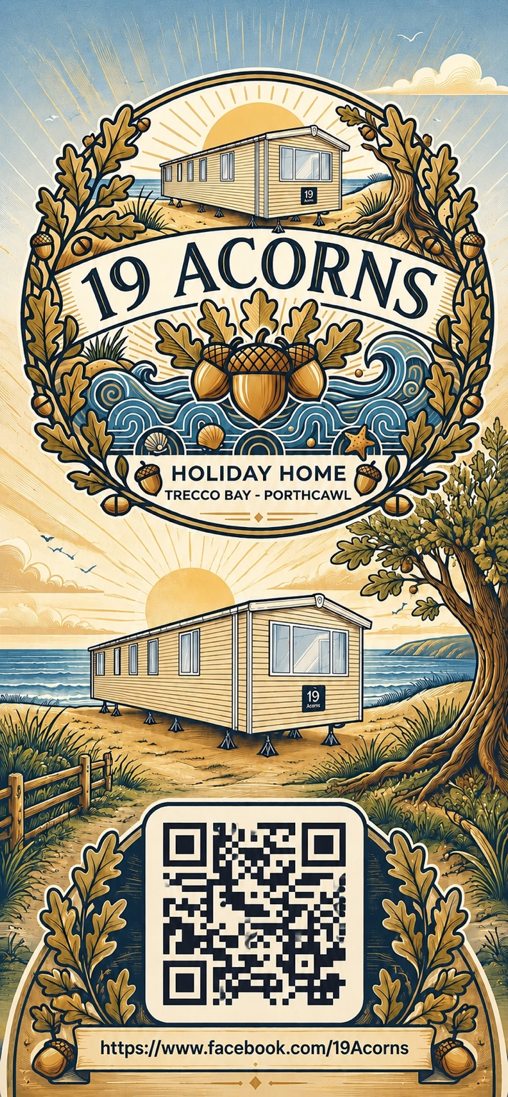 19 Acorns holiday home QR code